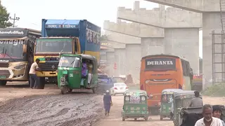 ঠিকাদার দেশে নেই, দুই মাস ধরে বন্ধ আশুগঞ্জ-আখাউড়া চারলেন মহাসড়কের  নির্মাণকাজ